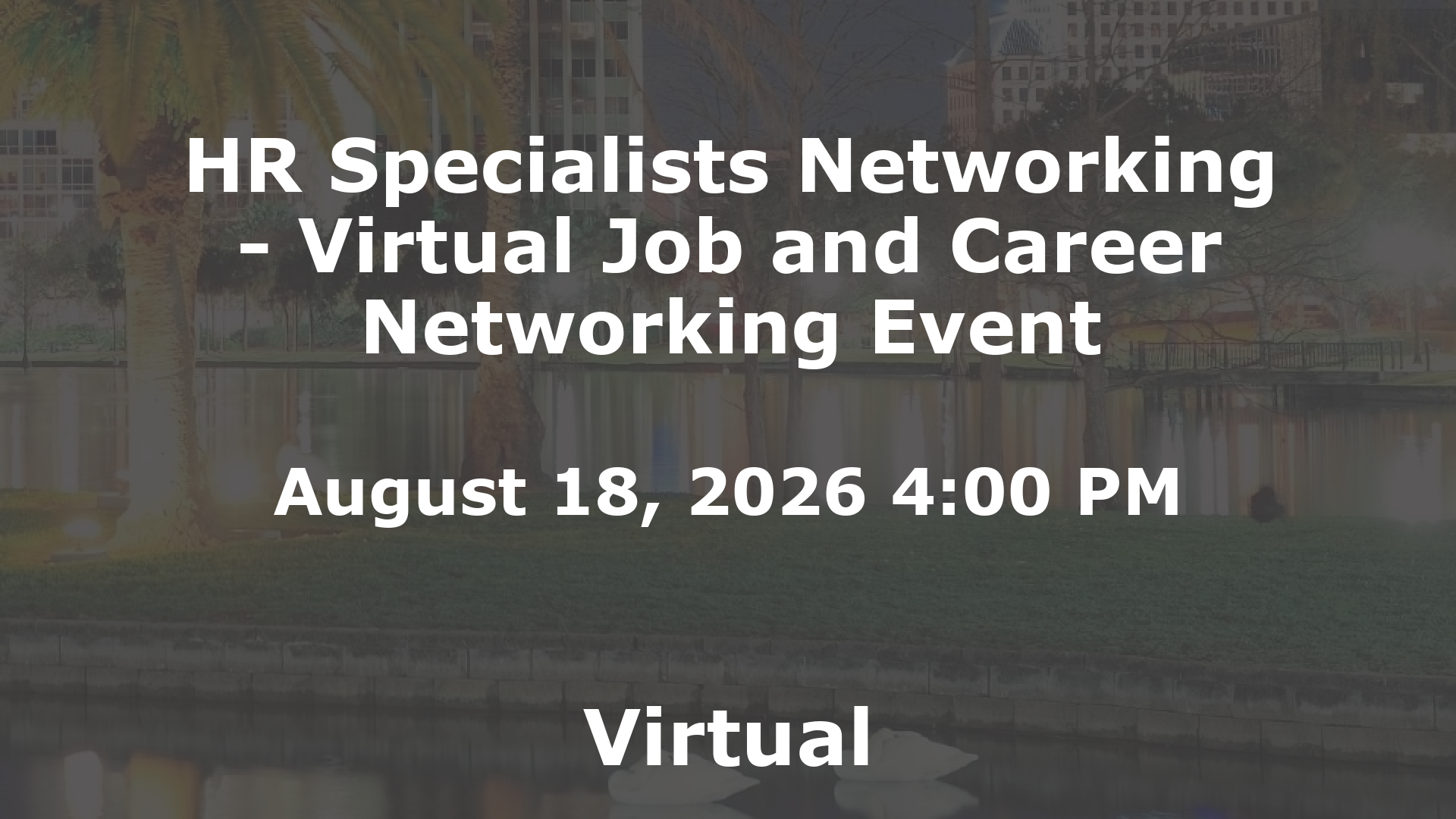 HR Specialists Networking - Virtual Job and Career Networking Event event image